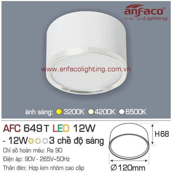 đèn anfaco 649t-12w