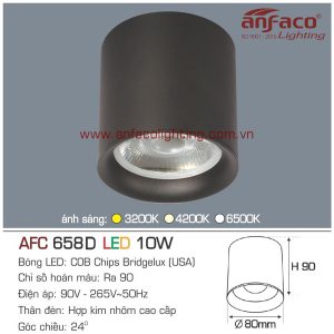 Đèn LED downlight gắn nổi Anfaco AFC 658D-10W