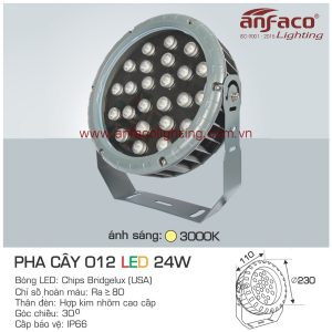 đèn led pha cây anfaco 012-24w