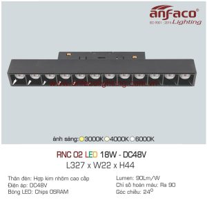 Đèn LED RNC Anfaco AFC 02 18W-DC48V