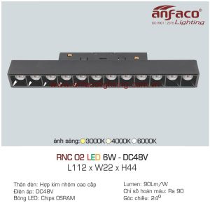 Đèn LED RNC Anfaco AFC 02 6W-DC48V