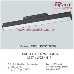 đèn led ray nam châm anfaco rnc03-12w dc48v