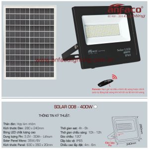 đèn led solar anfaco 008-400w