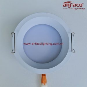 AFC586 Đèn Anfaco led downlight âm trần AFC-586 vỏ trắng 7W 12W 15W ánh sáng 6500K 4200K 3200K