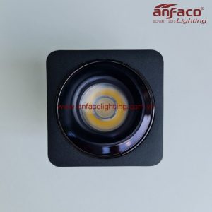 AFC-779 Đèn Anfaco vuông gắn nổi vỏ đen xoay góc 360° độ AFC779 12W