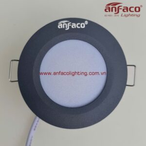 Đèn LED Anfaco downlight âm trần AFC 616D 3W vỏ đen Anfaco