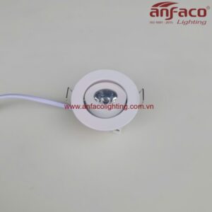 Đèn LED Anfaco downlight âm trần mini xoay góc AFC 622T 1W Anfaco