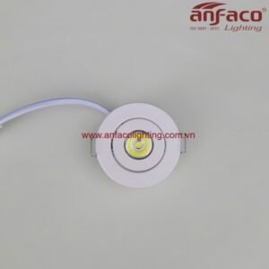 Đèn LED Anfaco downlight âm trần mini xoay góc AFC 622T 1W Anfaco