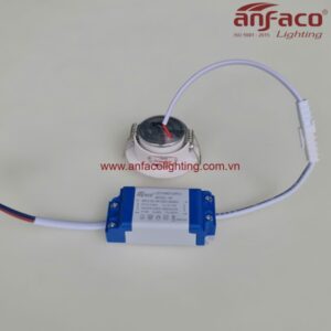 Đèn LED Anfaco downlight âm trần mini xoay góc AFC 622T 1W Anfaco
