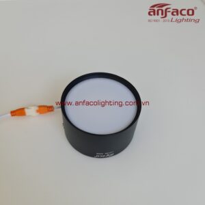 Đèn AFC 651D 9W 12W Anfaco LED Lon downlight gắn nổi vỏ đen