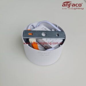 Đèn AFC 651T / 9W 12W LED Anfaco downlight nổi vỏ trắng đổi màu 3 chế độ