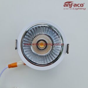 Đèn AFC 743T 9W 15W LED Anfaco downlight âm trần vỏ trắng