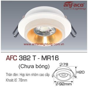 Đèn AFC 382T Anfaco LED downlight âm trần dùng bóng MR16