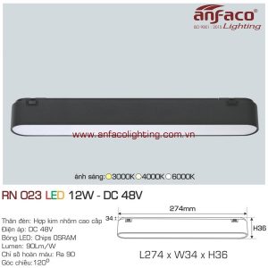 Đèn RN 023-22W DC48V Anfaco LED ray nam châm siêu mỏng tán quang