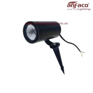 Đèn Anfaco AFC pha rọi RC-06/3W 5W 7W 10W IP65 kín nước vỏ đen xoay góc cắm cỏ chiếu rọi cây cối rọi cột rọi cảnh quan ngoài trời