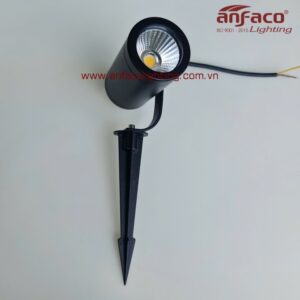 Đèn Anfaco AFC pha rọi RC-06/3W 5W 7W 10W IP65 kín nước vỏ đen xoay góc cắm cỏ chiếu rọi cây cối rọi cột rọi cảnh quan ngoài trời