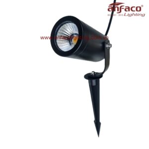 Đèn Anfaco AFC pha rọi RC-06/3W 5W 7W 10W IP65 kín nước vỏ đen xoay góc cắm cỏ chiếu rọi cây cối rọi cột rọi cảnh quan ngoài trời