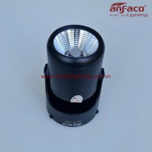 Đèn AFC 866D 7W 12W LED spotlight rọi tiêu điểm đế ngồi xoay góc Anfaco vỏ đen