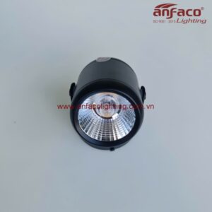 Đèn AFC 866D 7W 12W LED spotlight rọi tiêu điểm đế ngồi xoay góc Anfaco vỏ đen