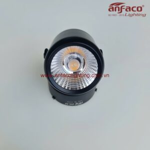 Đèn AFC 866D 7W 12W LED spotlight rọi tiêu điểm đế ngồi xoay góc Anfaco vỏ đen