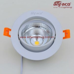 Đèn LED Anfaco downlight âm trần AFC 596 / 9W xoay góc Anfaco