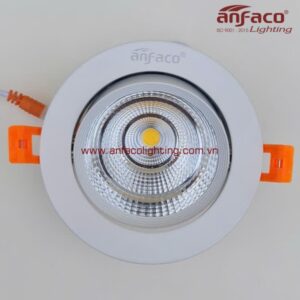 Đèn LED Anfaco downlight âm trần AFC 596 / 9W xoay góc Anfaco