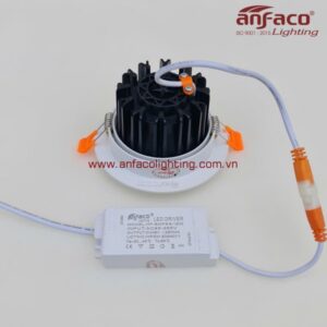 Đèn LED Anfaco downlight âm trần AFC 596 / 9W xoay góc Anfaco