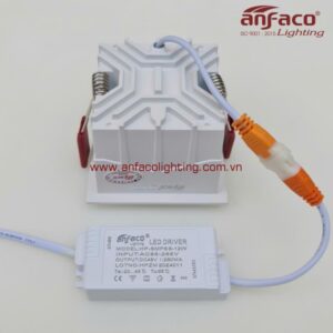 Đèn LED Anfaco downlight âm trần AFC 748/7W 9W vuông Anfaco