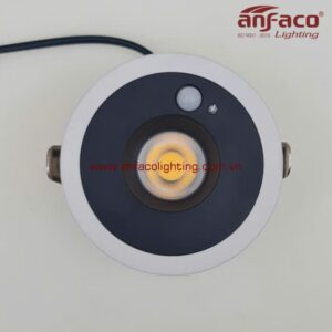 Đèn LED Anfaco downlight cảm biến âm trần AFC 554-12W Anfaco
