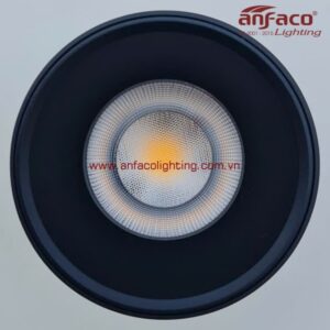 Đèn LED Anfaco downlight gắn nổi AFC 631D 10W IP65 Anfaco vỏ đen kín nước gắn ngoài trời