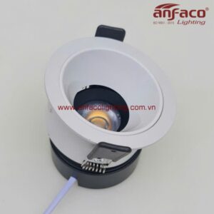 Đèn LED Anfaco downlight âm trần AFC 782T 7W 9W xoay góc Anfaco