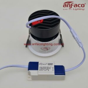 Đèn LED Anfaco downlight âm trần AFC 782T 7W 9W xoay góc Anfaco