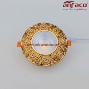 Đèn LED Anfaco downlight âm trần vỏ đồng AFC 005 15W Anfaco