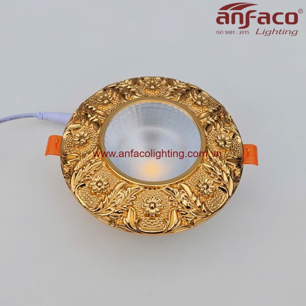 dong-005-15w-2 Đèn LED Anfaco downlight âm trần vỏ đồng AFC 005 15W Anfaco