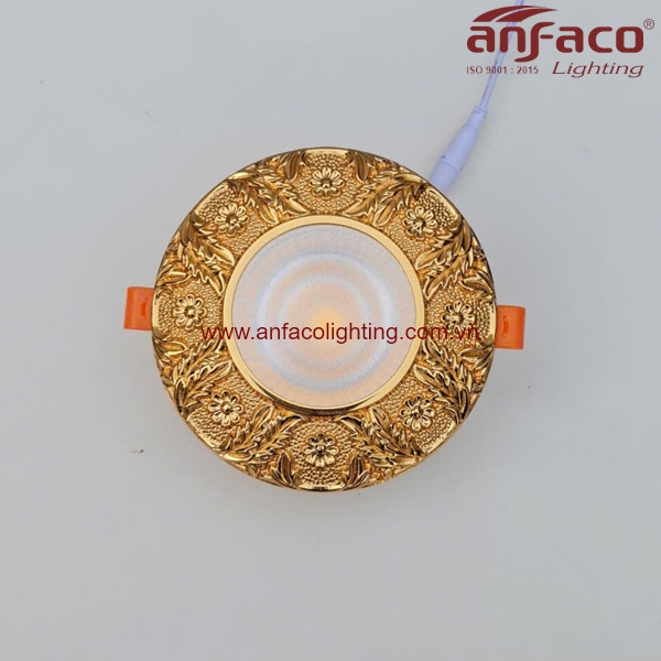 dong-005-15w Đèn LED Anfaco downlight âm trần vỏ đồng AFC 005 15W Anfaco