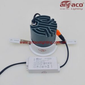 Đèn LED Anfaco downlight âm trần AFC 735T 7W 12W xoay góc Anfaco