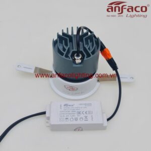 Đèn LED Anfaco downlight âm trần AFC 735T 7W 12W xoay góc Anfaco
