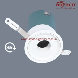 Đèn LED Anfaco downlight âm trần AFC 735T 7W 12W xoay góc Anfaco